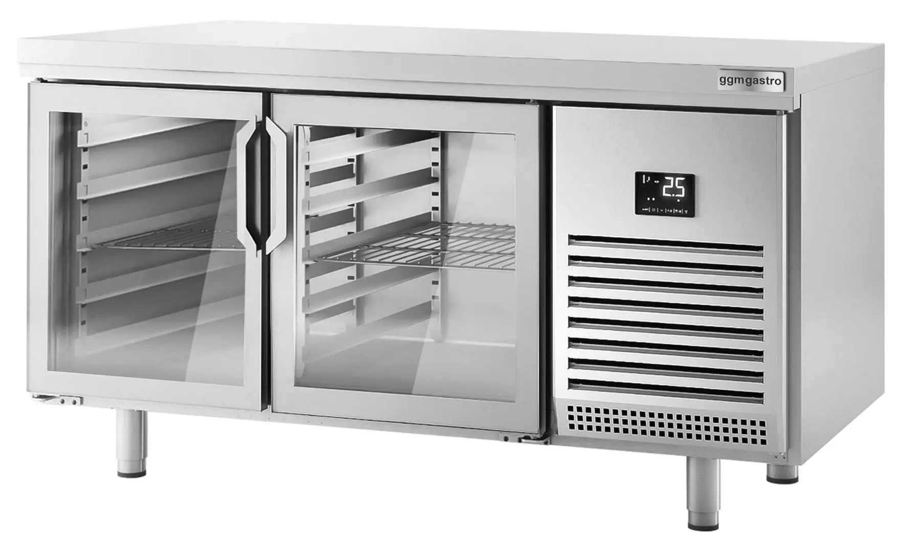 Masa frigorifica pentru bar GGM Gastro BGI168GB (Inox) - 4