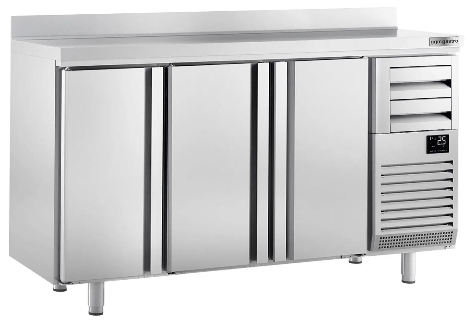 Masa frigorifica pentru bar GGM Gastro BGI206H (Inox)