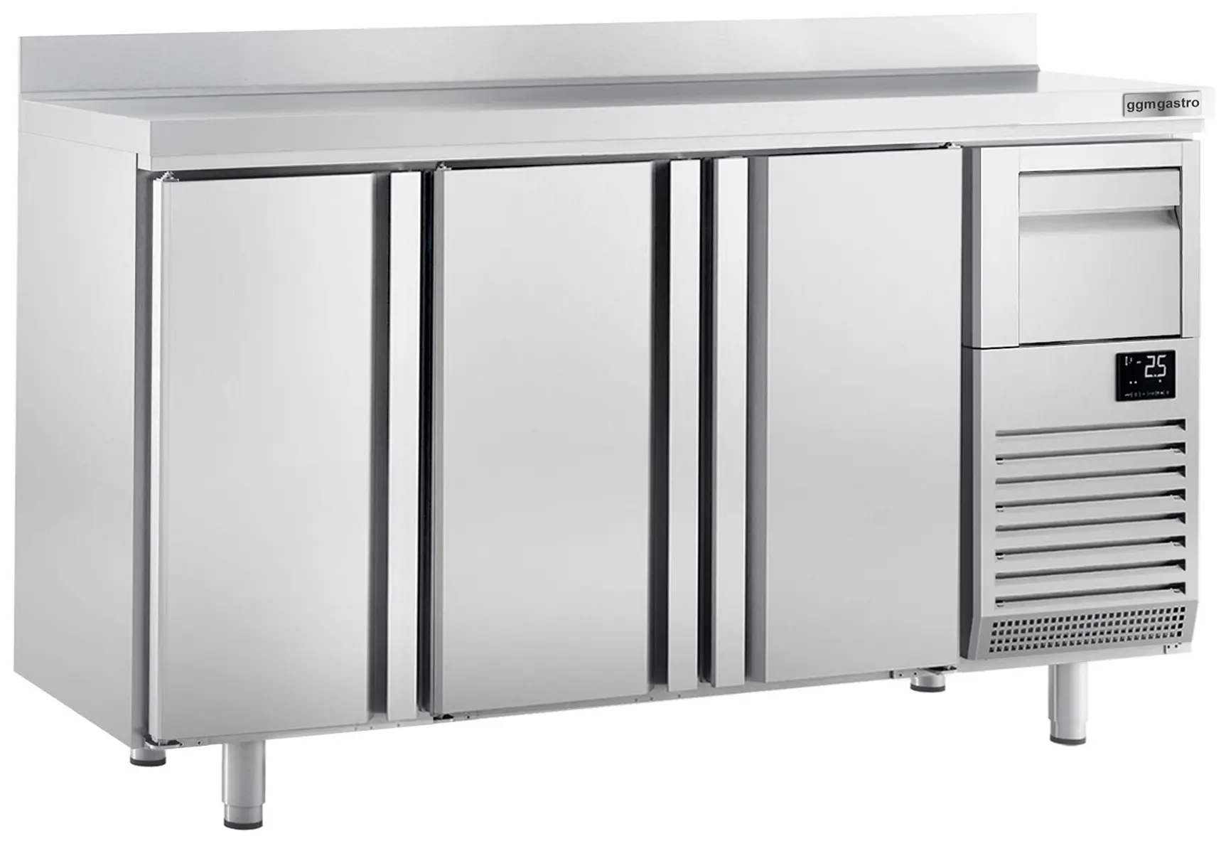 Masa frigorifica pentru bar GGM Gastro BGI206HA (Inox) - 2