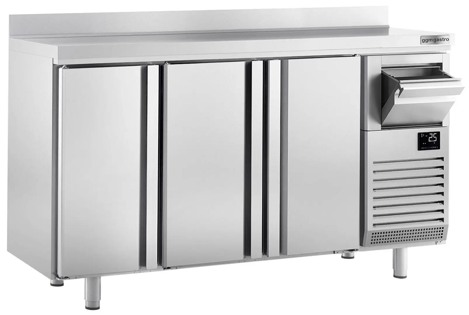 Masa frigorifica pentru bar GGM Gastro BGI206HA (Inox)