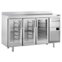 Masa frigorifica pentru bar GGM Gastro BGI206HGA (Inox) Thumb