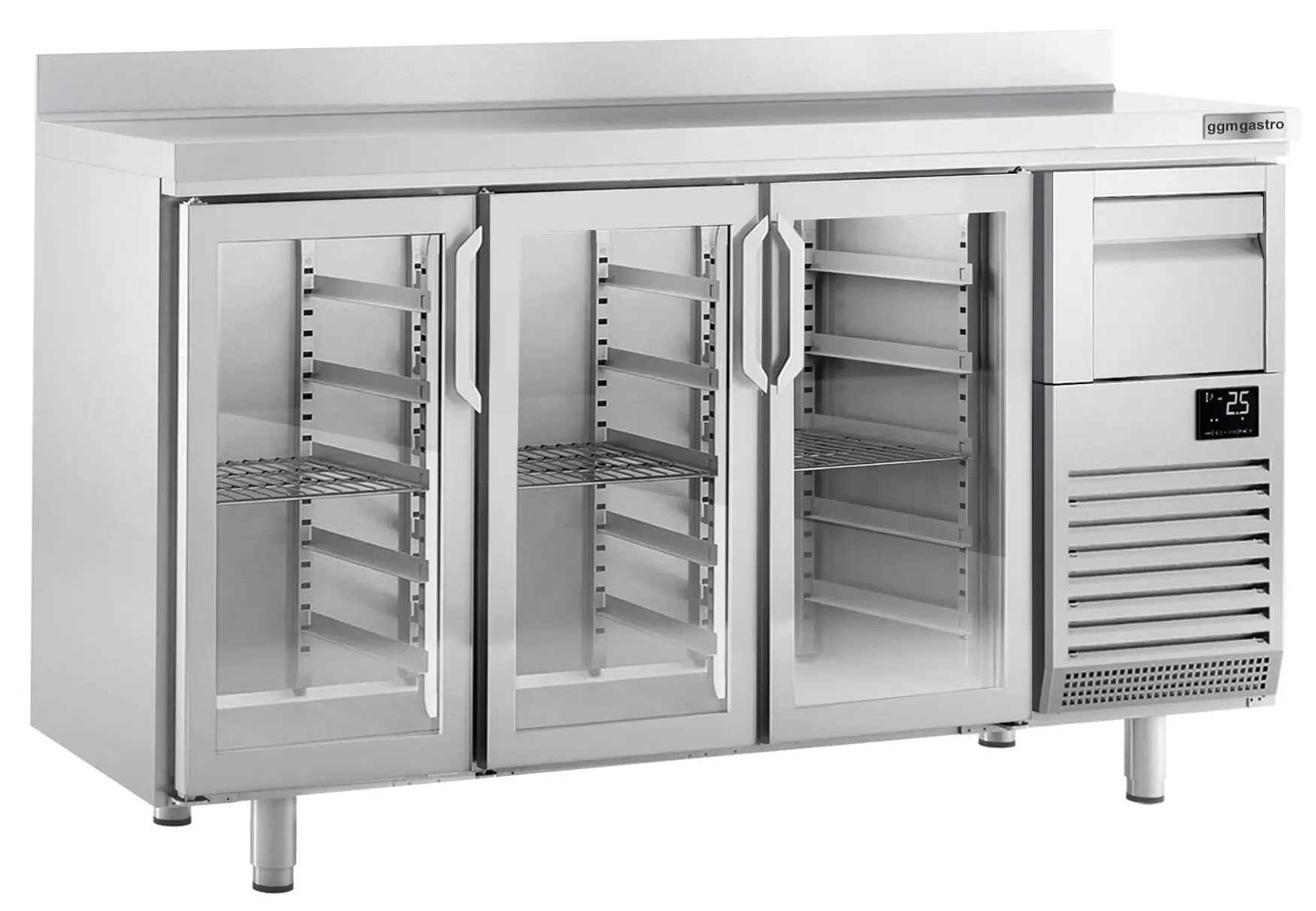 Masa frigorifica pentru bar GGM Gastro BGI206HGA (Inox) - 3