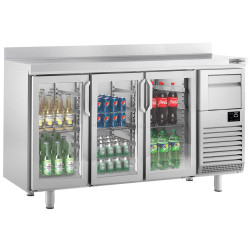Masa frigorifica pentru bar GGM Gastro BGI206HGA (Inox)