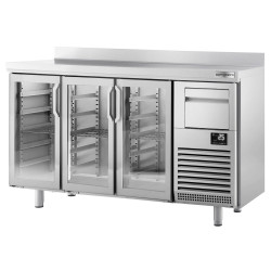 Masa frigorifica pentru bar GGM Gastro BGI206HGA (Inox) Thumb