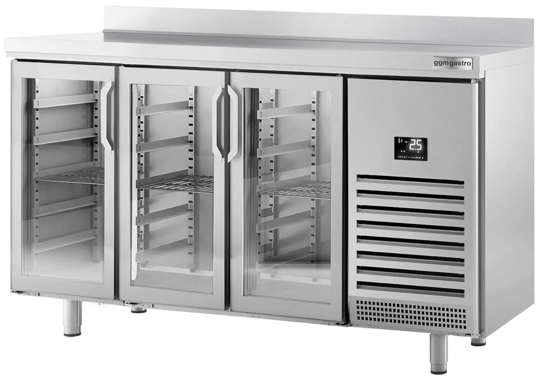 Masa frigorifica pentru bar GGM Gastro BGI207 (Inox) - 3