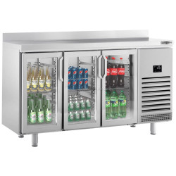 Masa frigorifica pentru bar GGM Gastro BGI207 (Inox)