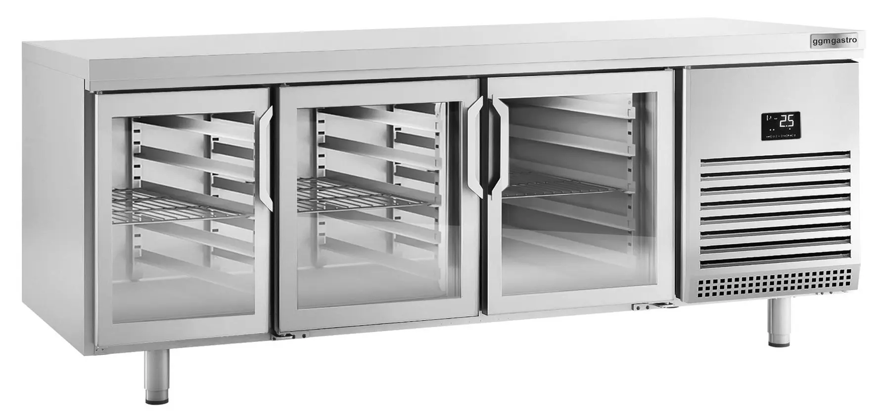 Masa frigorifica pentru bar GGM Gastro BGI228GB (Inox) - 3