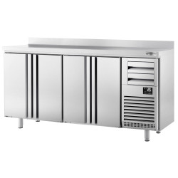 Masa frigorifica pentru bar GGM Gastro BGI256H (Inox) Thumb