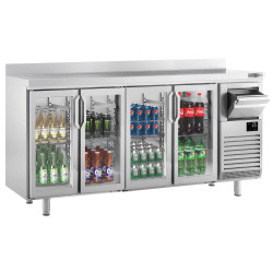 Masa frigorifica pentru bar GGM Gastro BGI256HGA (Inox) Thumb