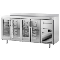 Masa frigorifica pentru bar GGM Gastro BGI256HGA (Inox) Thumb