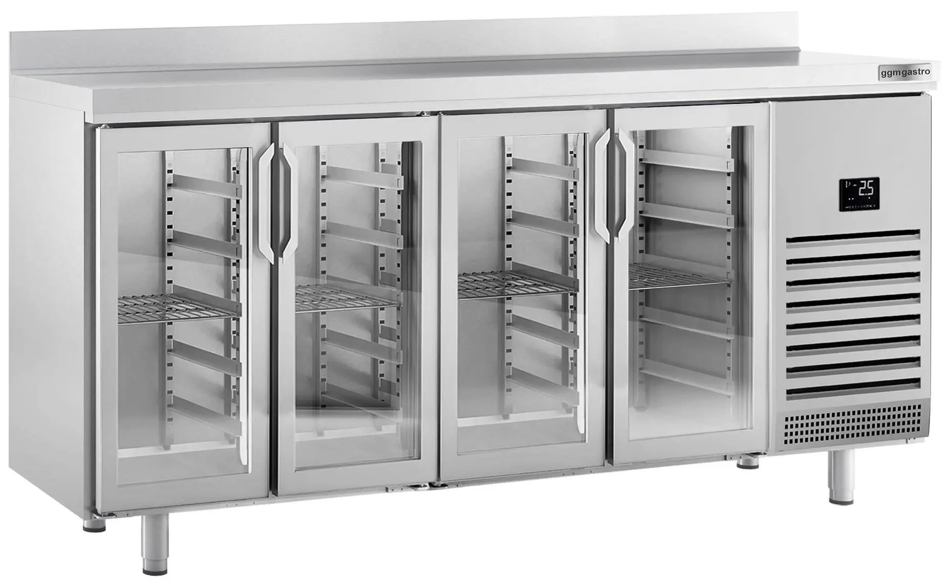 Masa frigorifica pentru bar GGM Gastro BGI257 (Inox) - 2