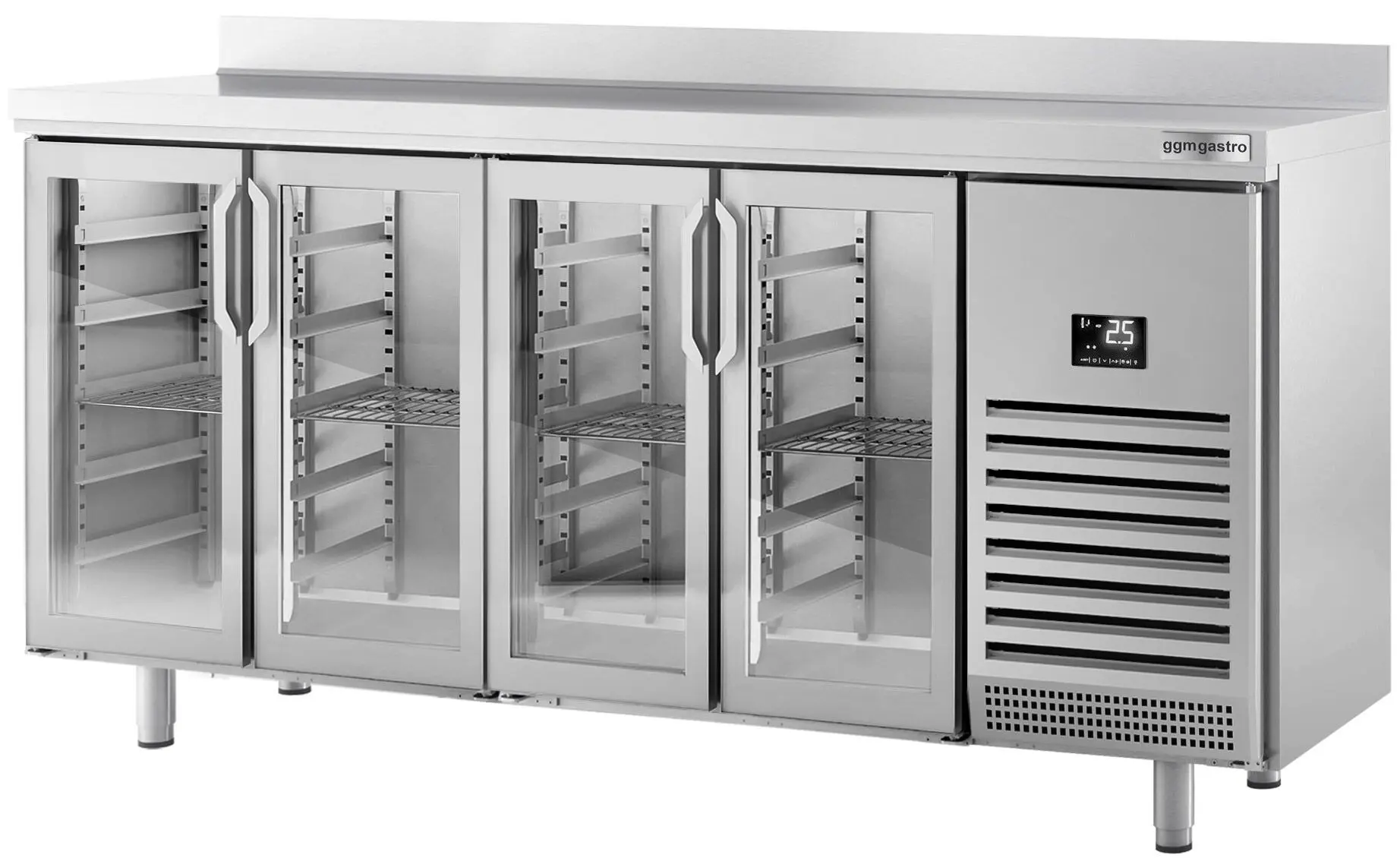 Masa frigorifica pentru bar GGM Gastro BGI257 (Inox) - 3
