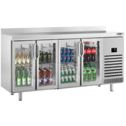 Masa frigorifica pentru bar GGM Gastro BGI257 (Inox)