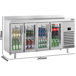 Masa frigorifica pentru bar GGM Gastro BGI257 (Inox) Thumb