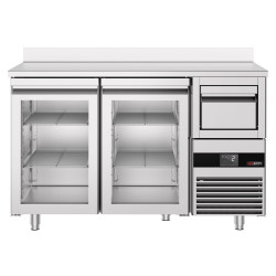 Холодильный барный стол GGM Gastro BGKF156DN#2#GT (Inox) Thumb