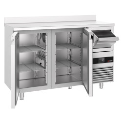Masa frigorifica pentru bar GGM Gastro BGKF156DN (Inox) Thumb