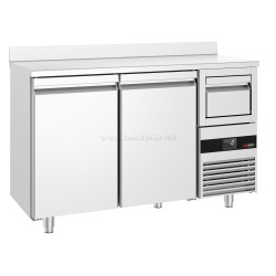 Masa frigorifica pentru bar GGM Gastro BGKF156DN (Inox)