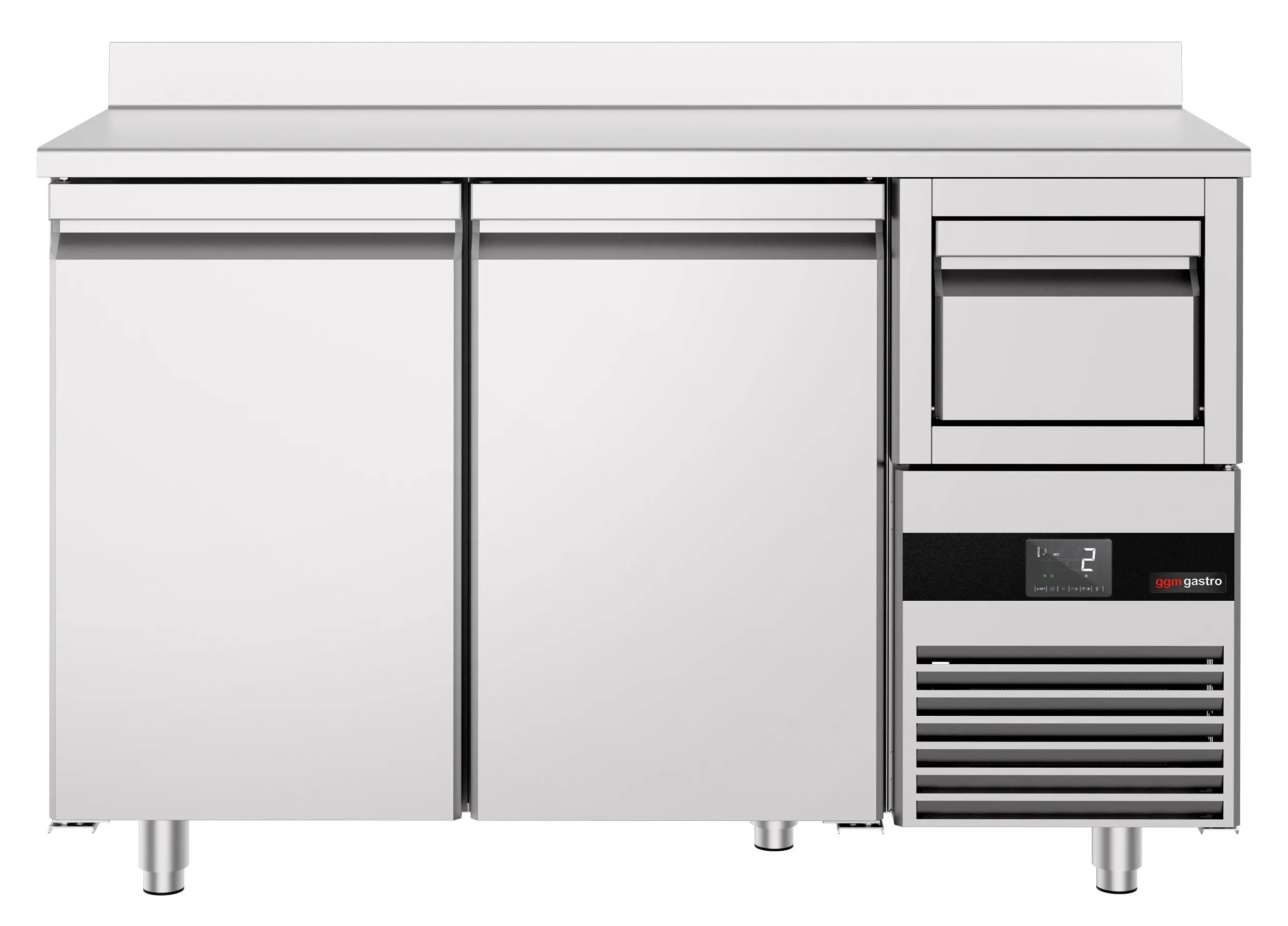 Masa frigorifica pentru bar GGM Gastro BGKF156DN (Inox) - 4