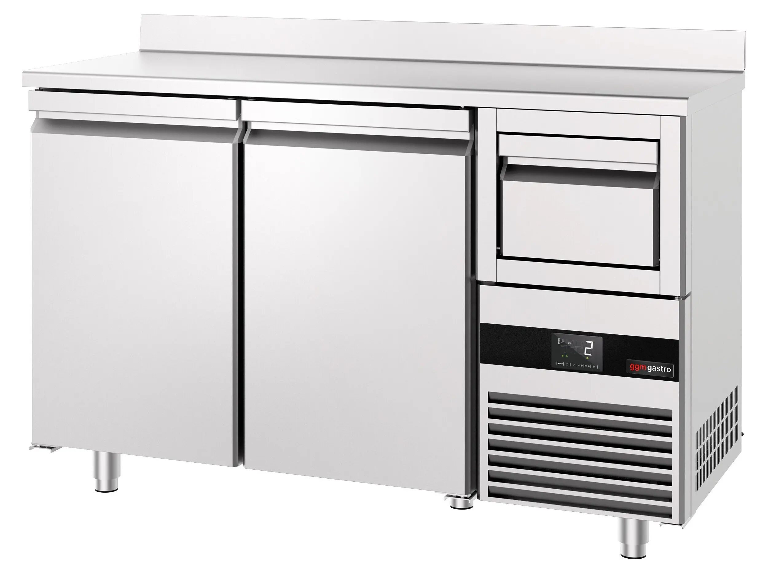 Masa frigorifica pentru bar GGM Gastro BGKF156DN (Inox) - 5