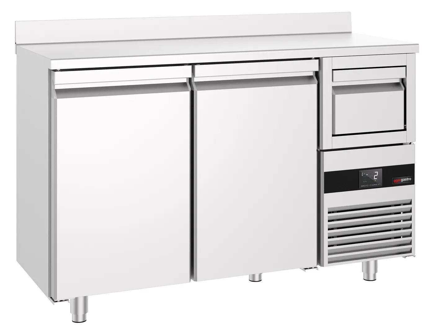 Masa frigorifica pentru bar GGM Gastro BGKF156DN (Inox)