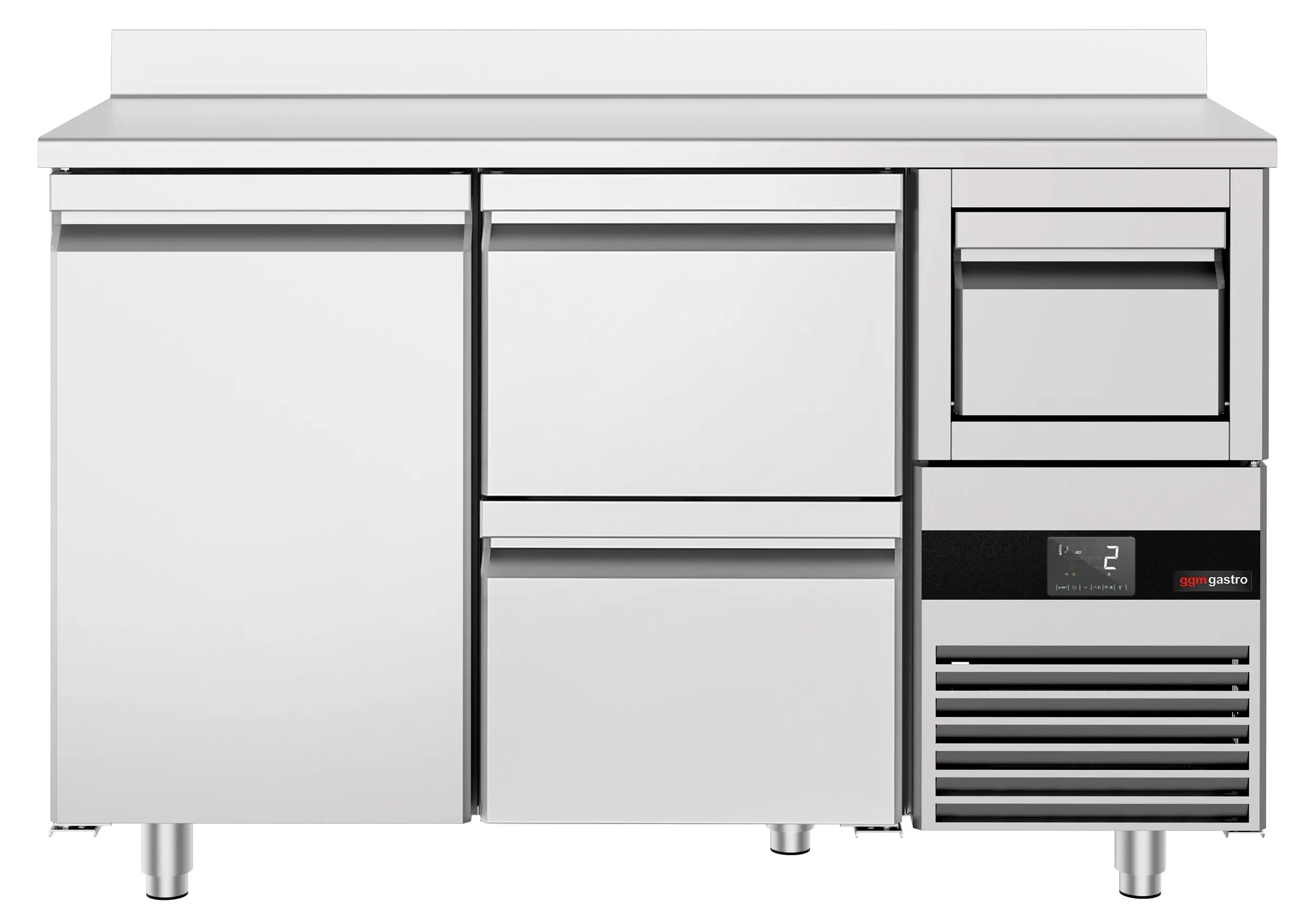 Masa frigorifica pentru bar GGM Gastro BGKF156DN#SBGKF12 (Inox) - 3