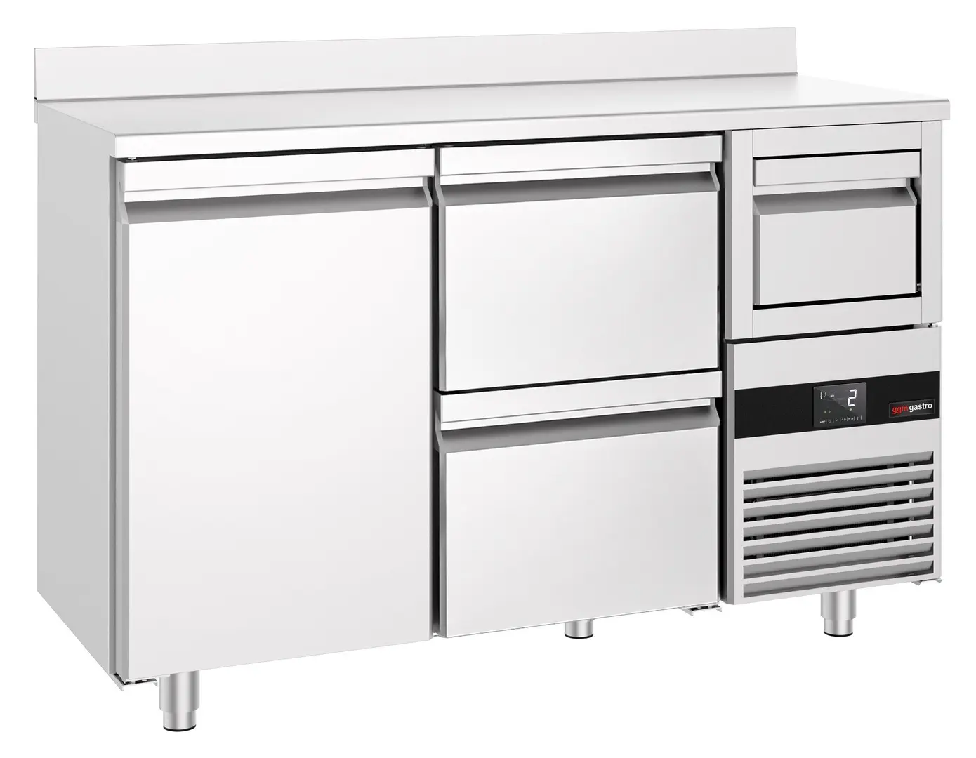 Masa frigorifica pentru bar GGM Gastro BGKF156DN#SBGKF12 (Inox)