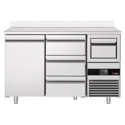 Masa frigorifica pentru bar GGM Gastro BGKF156DN#SBGKF13 (Inox) Thumb