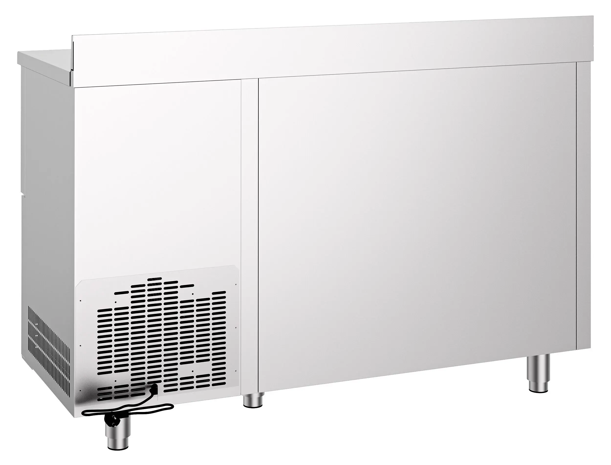 Masa frigorifica pentru bar GGM Gastro BGKF156DN4S (Inox) - 5