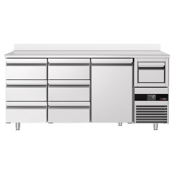 Masa frigorifica pentru bar GGM Gastro BGKF216DN#2#SBGKF13 (Inox) Thumb
