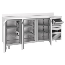 Masa frigorifica pentru bar GGM Gastro BGKF216DN (Inox) Thumb