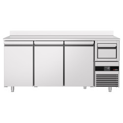 Masa frigorifica pentru bar GGM Gastro BGKF216DN (Inox) Thumb
