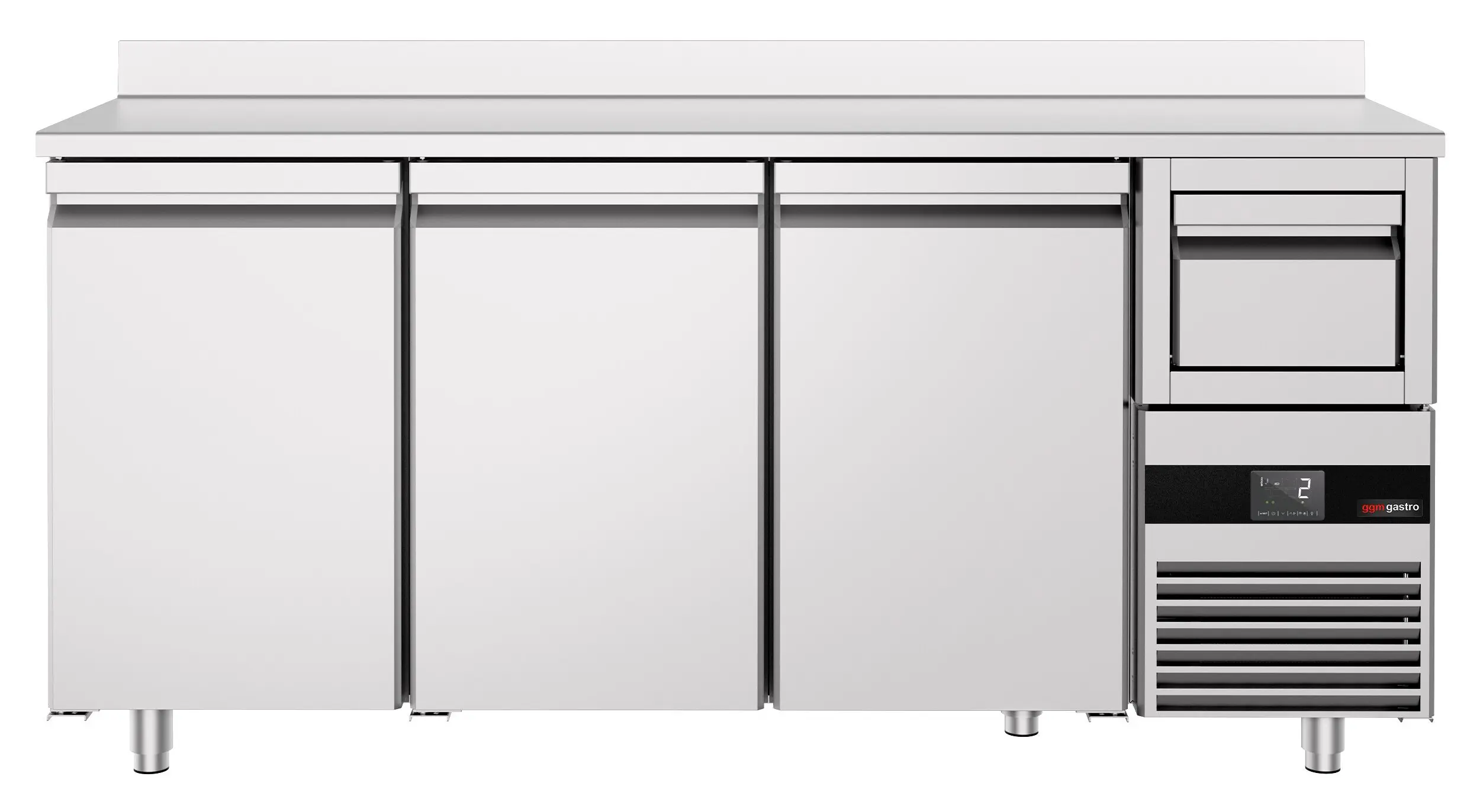 Masa frigorifica pentru bar GGM Gastro BGKF216DN (Inox) - 4