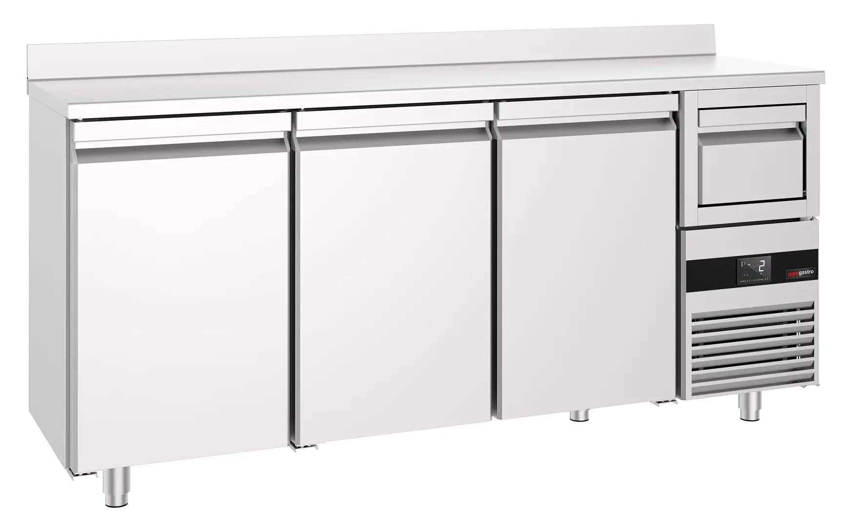 Masa frigorifica pentru bar GGM Gastro BGKF216DN (Inox)