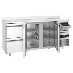 Masa frigorifica pentru bar GGM Gastro BGKF216DN#SBGKF12 (Inox) Thumb