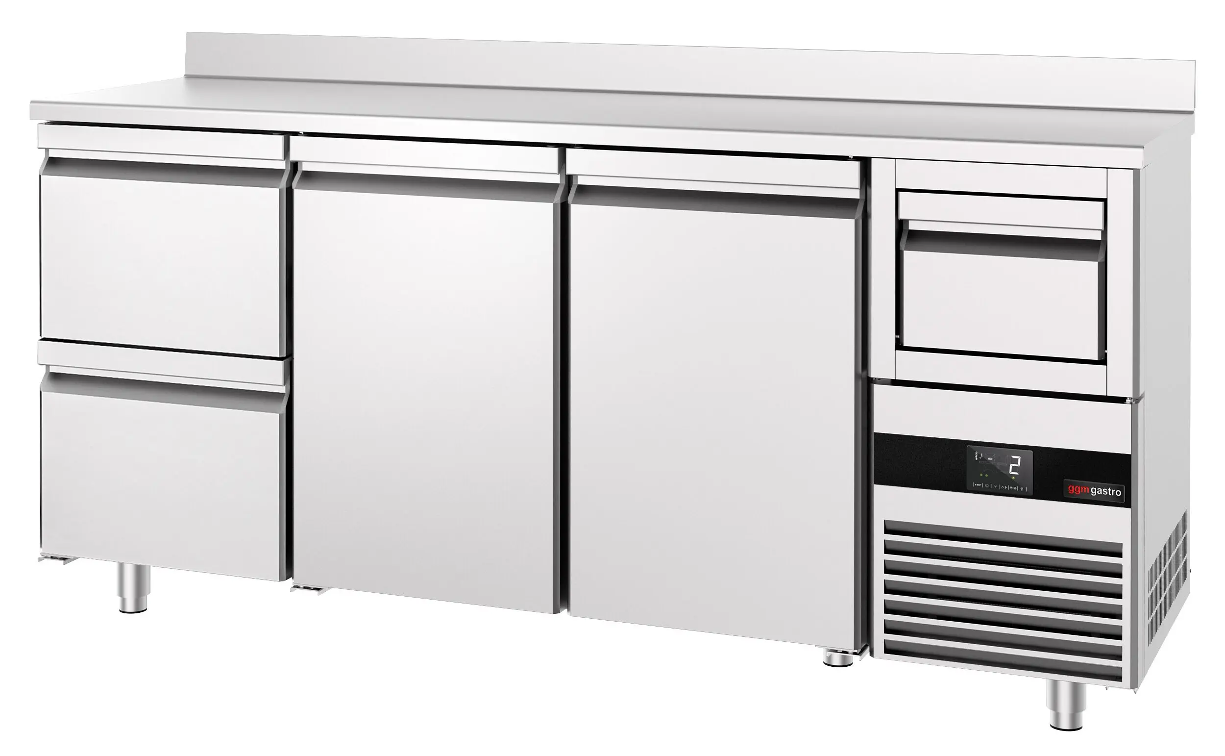 Masa frigorifica pentru bar GGM Gastro BGKF216DN#SBGKF12 (Inox) - 5