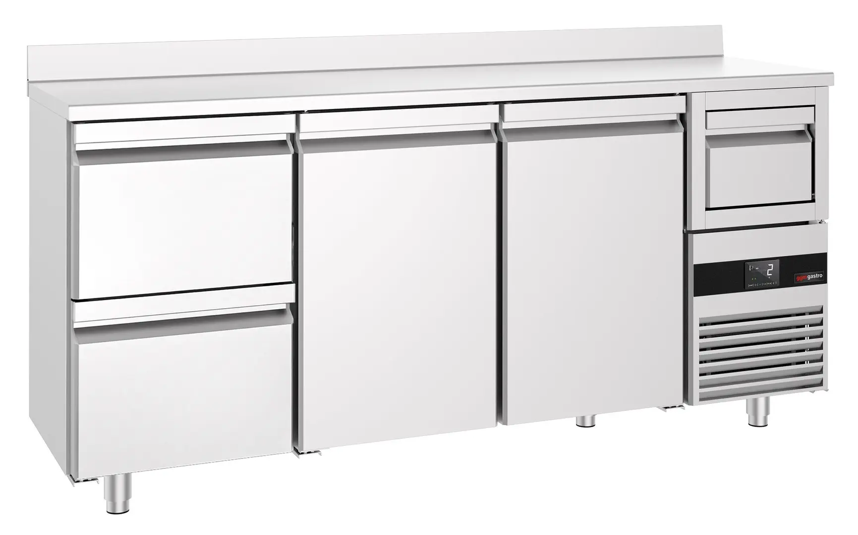 Masa frigorifica pentru bar GGM Gastro BGKF216DN#SBGKF12 (Inox)