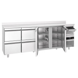 Masa frigorifica pentru bar GGM Gastro BGKF266DN#2#SBGKF12 (Inox) Thumb