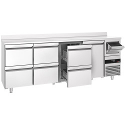 Masa frigorifica pentru bar GGM Gastro BGKF266DN#3#SBGKF12 (Inox) Thumb