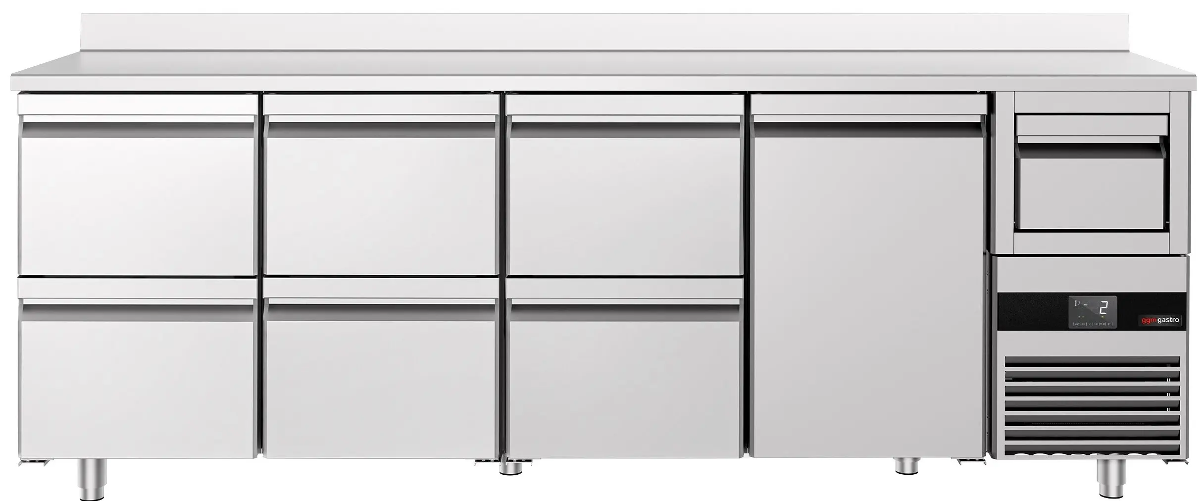 Masa frigorifica pentru bar GGM Gastro BGKF266DN#3#SBGKF12 (Inox) - 3