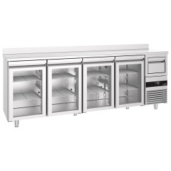 Masa frigorifica pentru bar GGM Gastro BGKF266DN#4#GT (Inox) Thumb