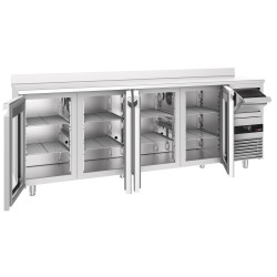 Masa frigorifica pentru bar GGM Gastro BGKF266DN#4#GT (Inox) Thumb