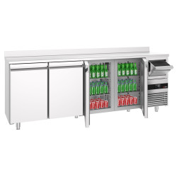 Masa frigorifica pentru bar GGM Gastro BGKF266DN (Inox) Thumb