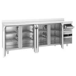 Masa frigorifica pentru bar GGM Gastro BGKF266DN (Inox) Thumb