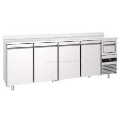 Masa frigorifica pentru bar GGM Gastro BGKF266DN (Inox)