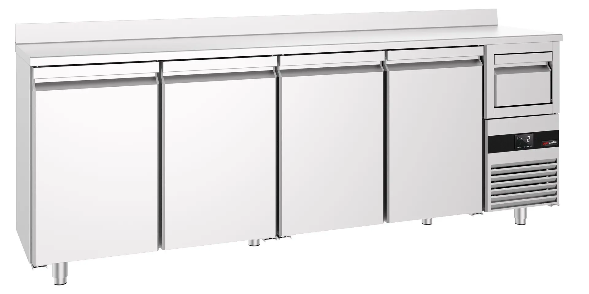 Masa frigorifica pentru bar GGM Gastro BGKF266DN (Inox)