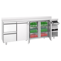 Masa frigorifica pentru bar GGM Gastro BGKF266DN#SBGKF12 (Inox) Thumb