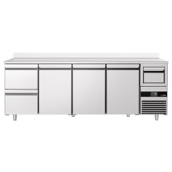 Masa frigorifica pentru bar GGM Gastro BGKF266DN#SBGKF12 (Inox) Thumb