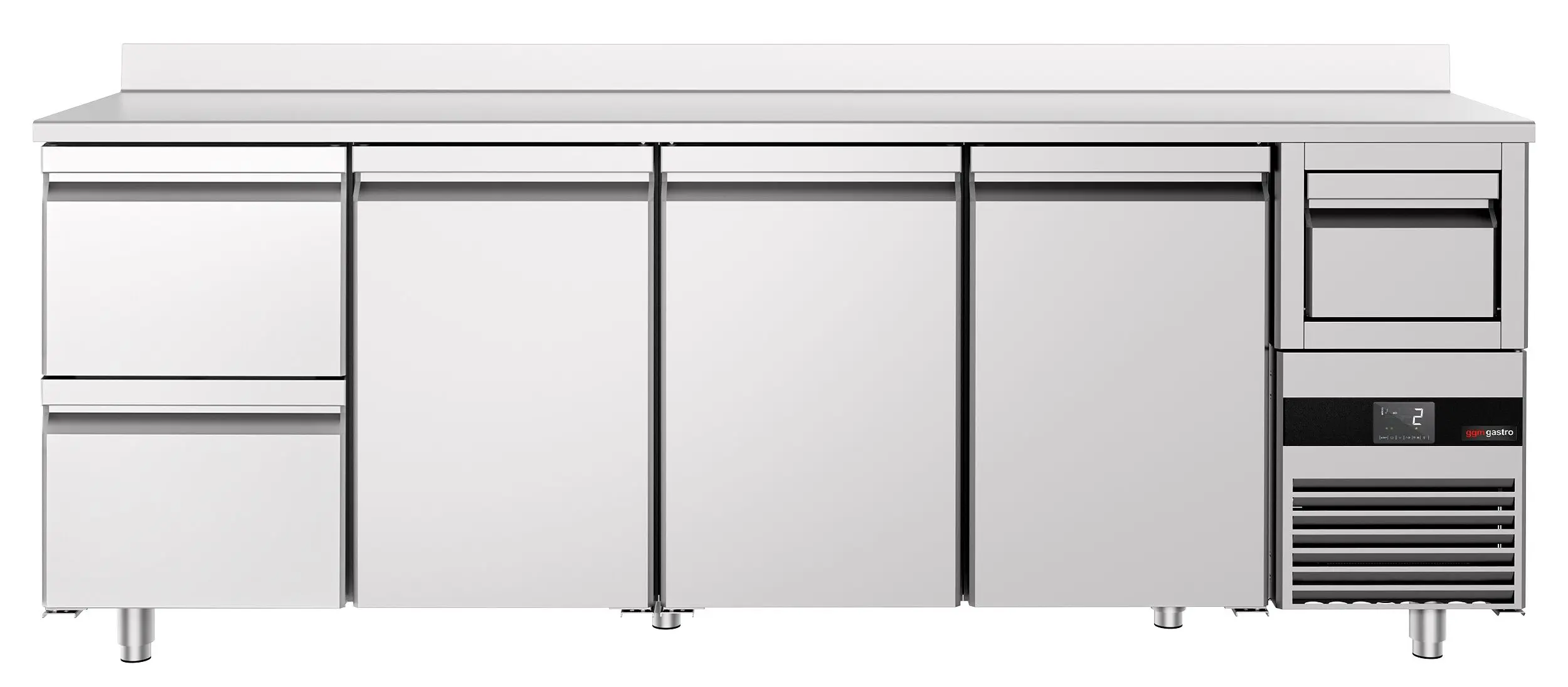 Masa frigorifica pentru bar GGM Gastro BGKF266DN#SBGKF12 (Inox) - 4