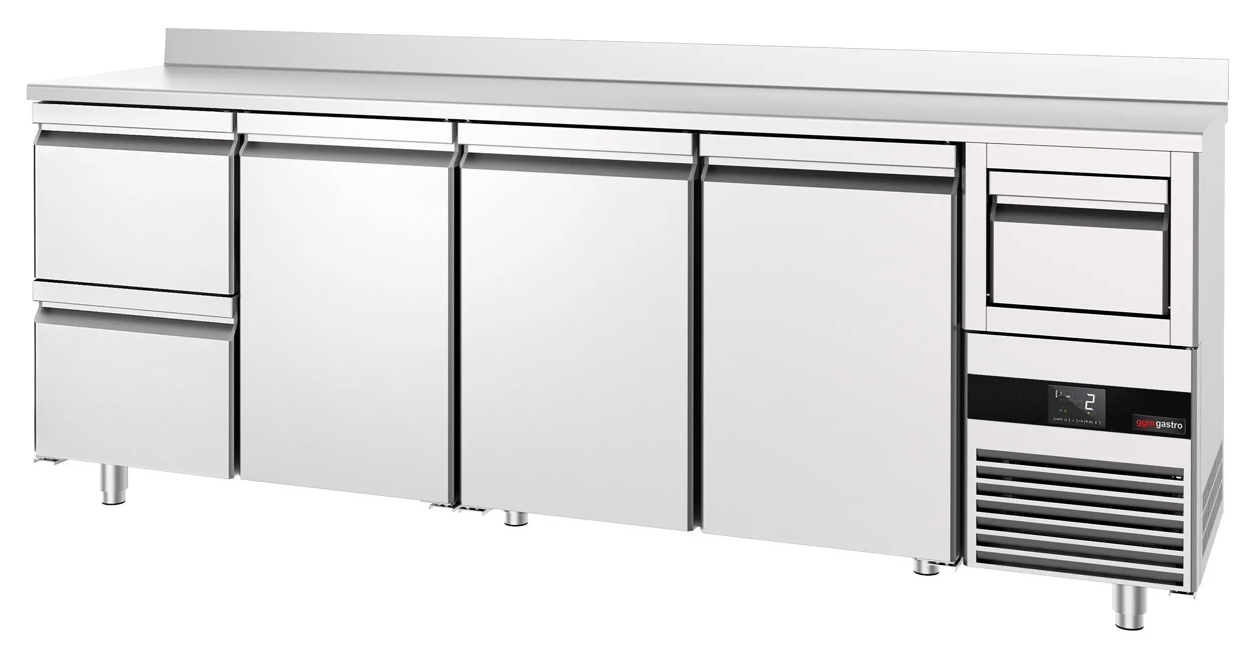Masa frigorifica pentru bar GGM Gastro BGKF266DN#SBGKF12 (Inox) - 5