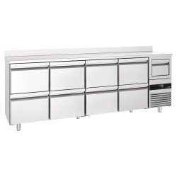 Masa frigorifica pentru bar GGM Gastro BGKF266DN8S (Inox) Thumb